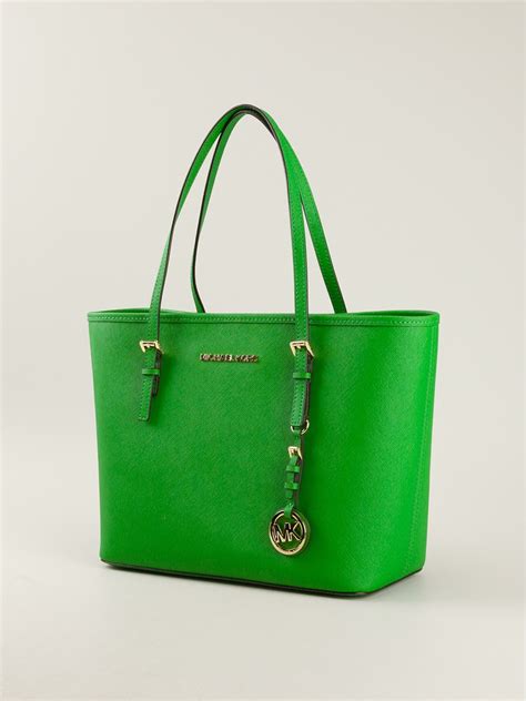 michael kors green bag.